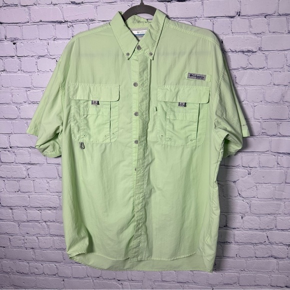 Columbia Other - Columbia Men's Mint Green Casual Shirt